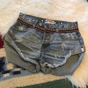 Free people x one teaspoon shorts 🦅